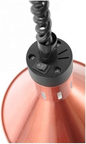 Hendi Lampă de încălzire pentru bufet cu Putere 250W și Dimensiuni 27.5x27.5x25cm