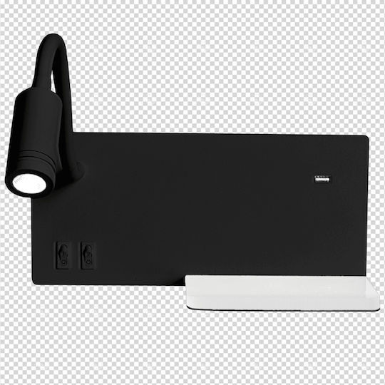 Eko Light Wandmontierte Außenleuchte LED 2W mit Natürliches Weiß Licht 30x20x20εκ.