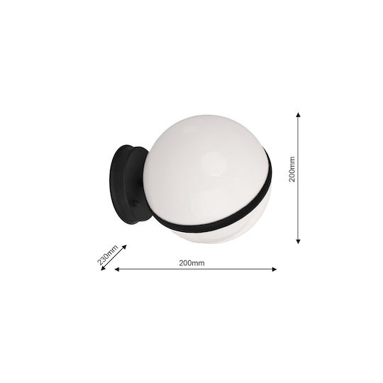 Eko Light Lumină de Exterior Montată pe Perete E27 Eko Light Lumină de Exterior Montată pe Perete E27