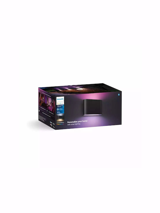 Philips Lumină de exterior montată pe perete LED IP44 2W cu Alb Natural Lumină 9.4x10x23εκ.