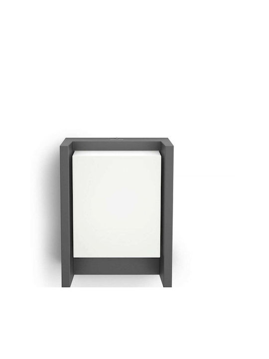 Philips MyGarden Arbour Wall-Mounted Outdoor Ceiling Light LED IP44 6W with Warm White Light 22.1x16.6εκ.