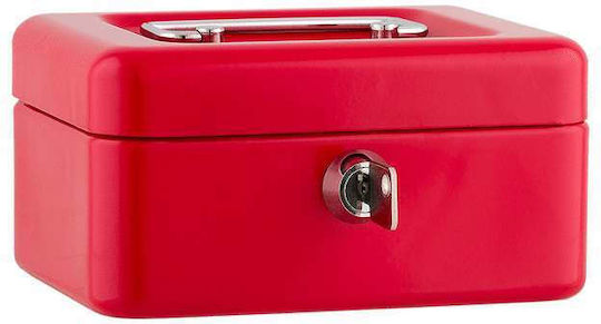 Sax Cash Box with Lock Red 815-99