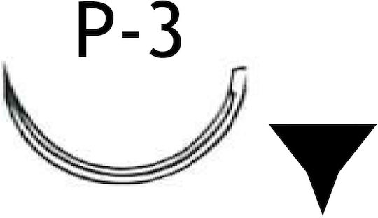 Ethicon Monocryl 4/0 Ράμματα Με βελόνα 19mm