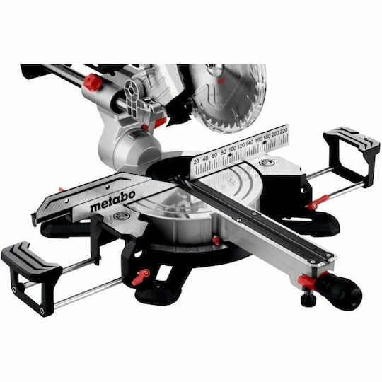 Metabo KGS 254 M Fierastrău Cu Tăietor De Unghi La Rețea 1800W Glisant Cu Ghid De Tăiere Laser Și Diametru Disc 254mm