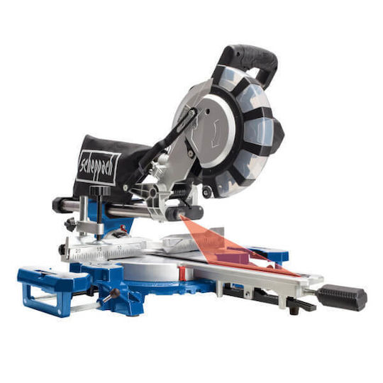 Scheppach HM254 Φαλτσοπρίονο Ρεύματος 2000W Διαμέτρου 255mm