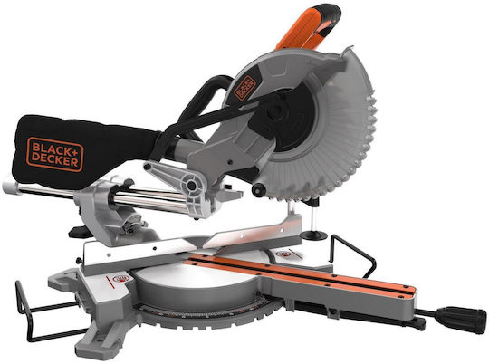 Black & Decker Miter Saw Electric with Power 1600W, Cutting Disc Diameter 216mm & Cutting Speed 4800rpm