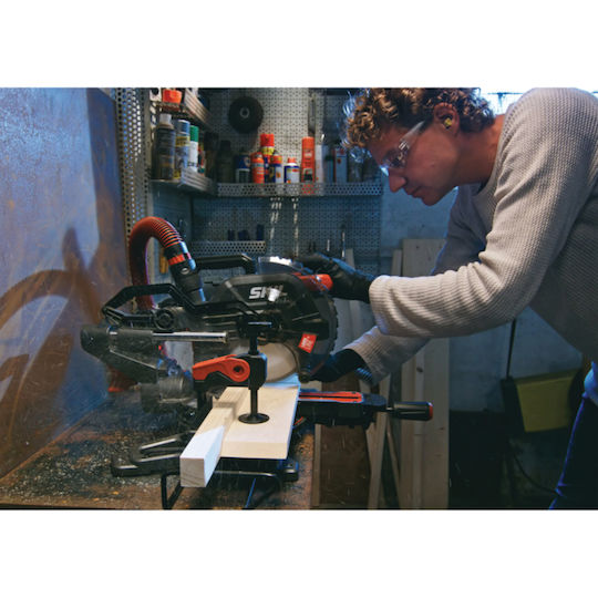 Skil Miter Saw Battery with Cutting Disc Diameter 216mm & Laser Guide (without Battery and Charger)