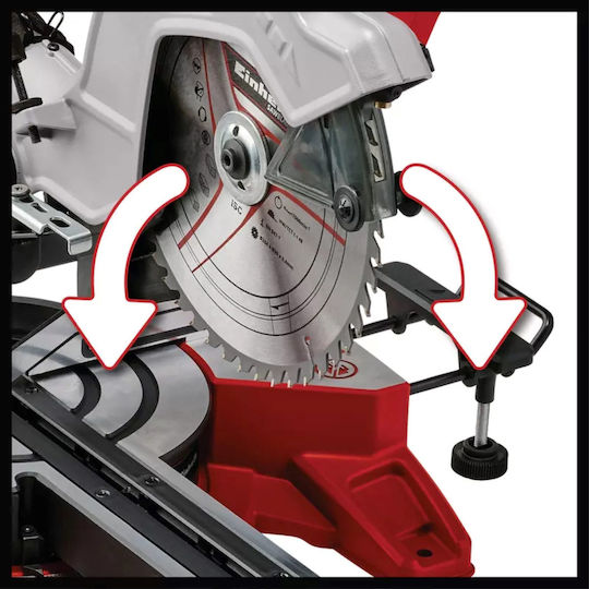 Einhell Φαλτσοπρίονο Ρεύματος 1800W με Οδηγό Laser & Διάμετρο 254mm