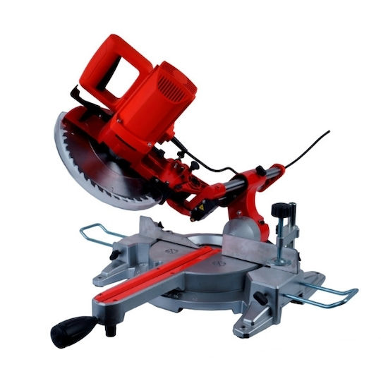 Raider RD-MS06 Miter Saw Electric Combination Sliding with Power 2100W, Laser Guide & Cutting Disc Diameter 255mm