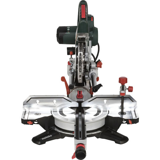 Metabo KGSV 72 Xact Crosscut SAW Фугопила Ток с Мощност 1800W, Диаметър на Диска за Рязане 216мм & Скорост на Рязане 6300обороти в минута