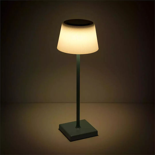 Century Lampă de masă LED cu Abajur Turcoaz și Bază