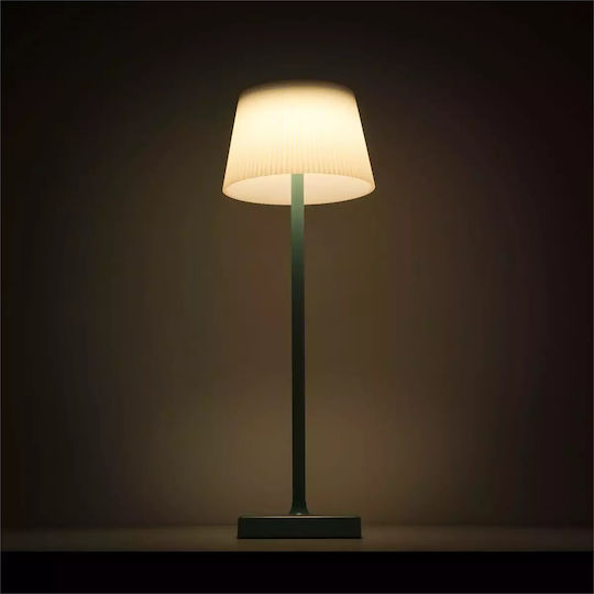 Century Lampă de masă LED cu Abajur Turcoaz și Bază