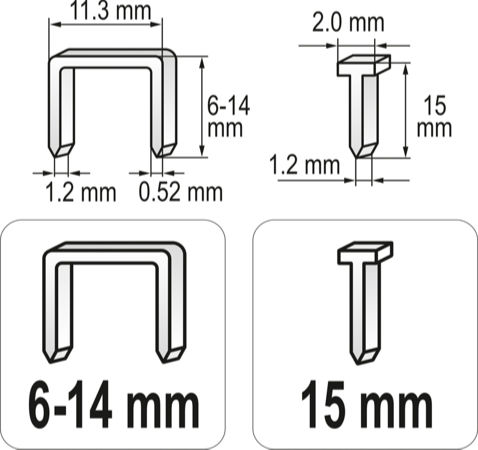 Yato YT-70021 Handtacker Hand