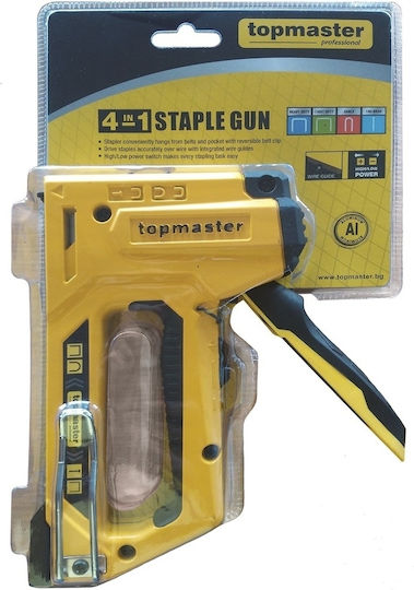 Topmaster 491116 Καρφωτικό Χειρός για Συνδετήρες & Καρφιά