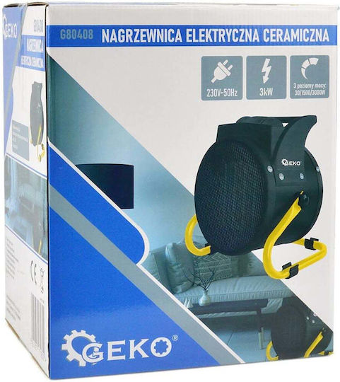 Geko Industrielles Elektro-Luftheizgerät 3kW
