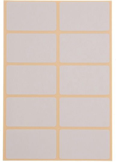 Stef Labels Small Adhesive Labels in White Color 29x48mm