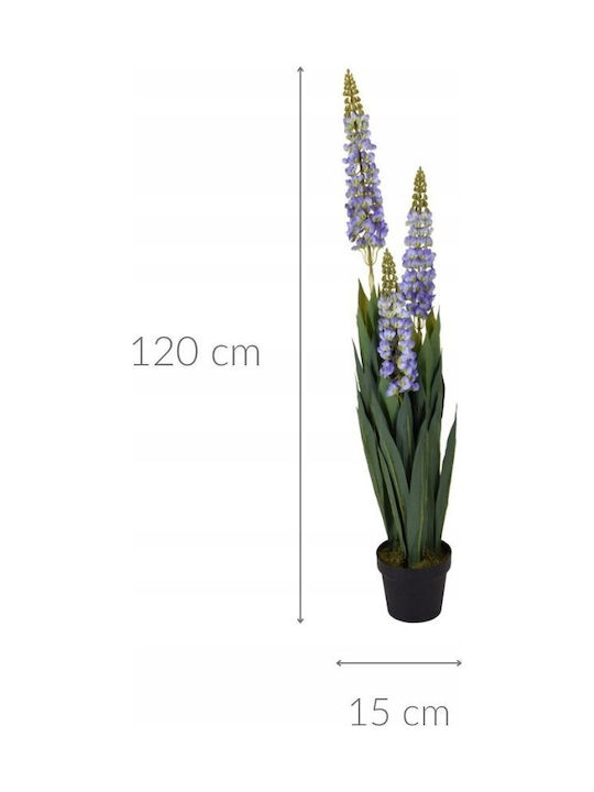 Home Styling Collection Τεχνητό Λούπινο Γλάστρα 120 Εκ