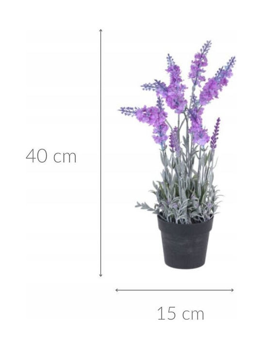 Künstlicher Lavendeltopf 40 cm