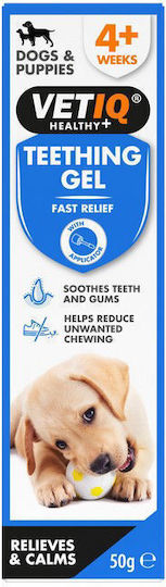 VetIQ TEETHING Bay Leaf Mint Dog Dental Gel for Small Breeds 50gr