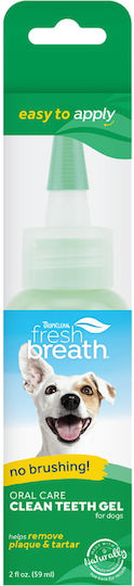 Tropiclean Fresh Breath Clean Teeth Oral Care Gel Gel για Σκύλους κατά της Πέτρας & Πλάκας 59ml