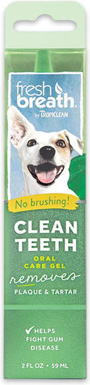 Tropiclean Fresh Breath Clean Teeth Oral Care Gel Gel για Σκύλους κατά της Πέτρας & Πλάκας 59ml