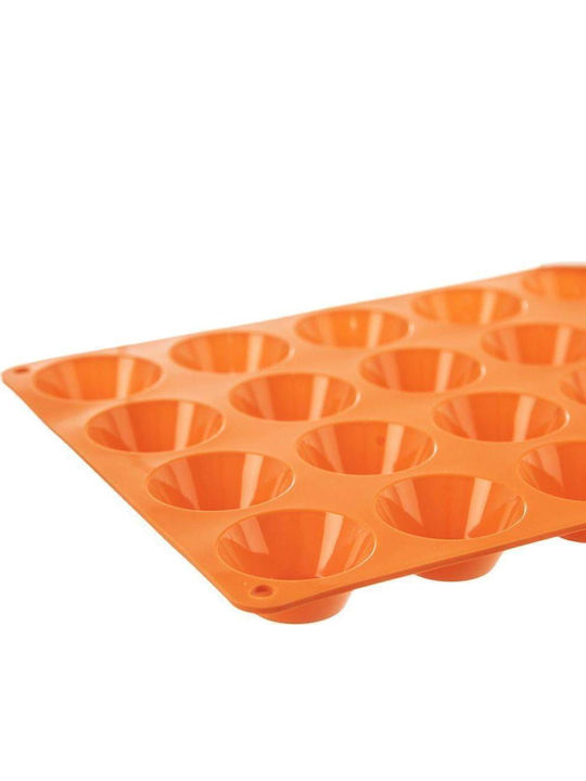 Orion Formă de Patiserie din Silicon 20 Locuri 29x23.5x2buc 20buc