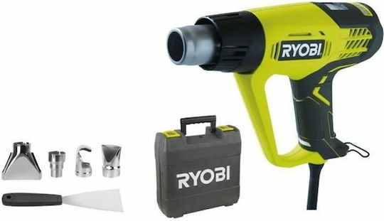 Ryobi EHG 2020 LCD Pistol termic cu control de temperatură până la 650°C