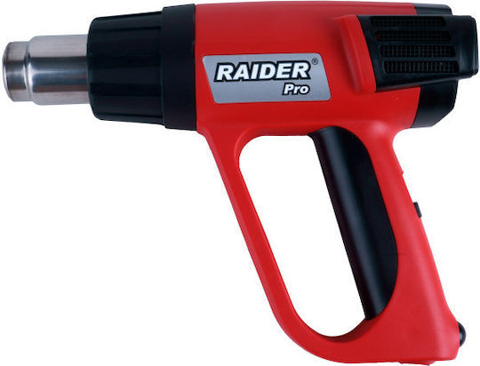 Raider RDP-HG16 Πιστόλι Θερμού Αέρα 2000W με Ρύθμιση Θερμοκρασίας εως και 630°C