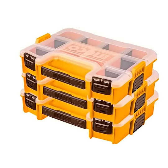 Ingco Tool Compartment Organiser 9 Slot Yellow