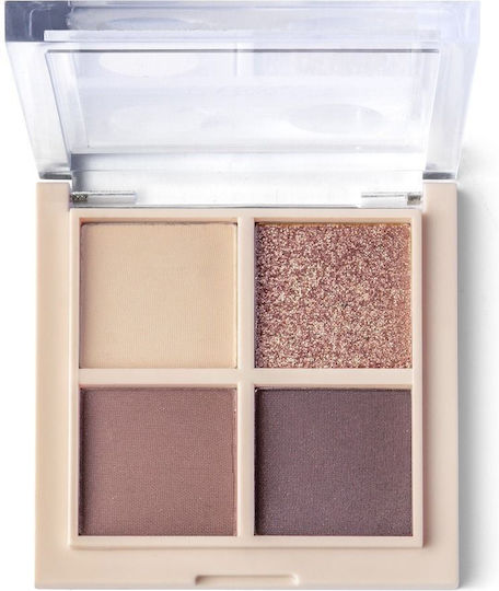 Paese Daily Vibe Eye Shadow Palette in Solid Form 03 Coffee Break 4.5gr
