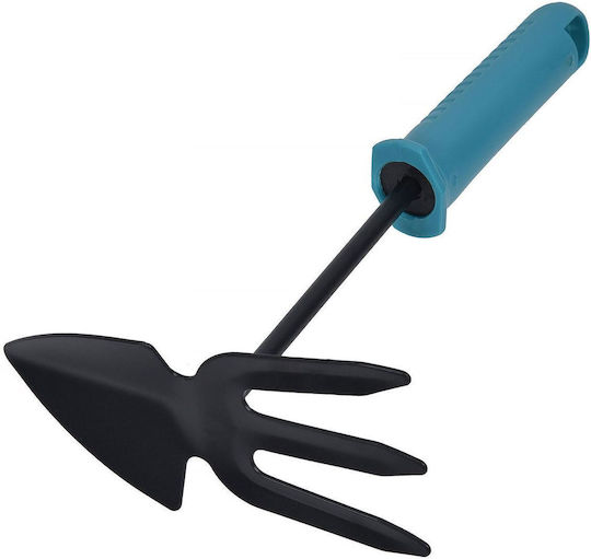 Metal Garden Trowel Dual Model with Blue Handle 25cm