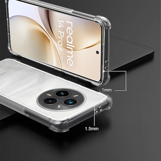 Erbord Back Cover Σιλικόνης Διάφανο (Realme 14 Pro+)