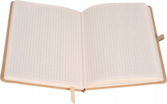 Antra Notizbuch A5 Quadrat Beige