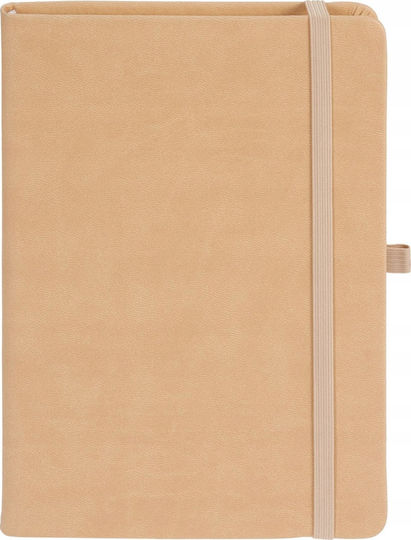 Antra Notizbuch A5 Quadrat Beige