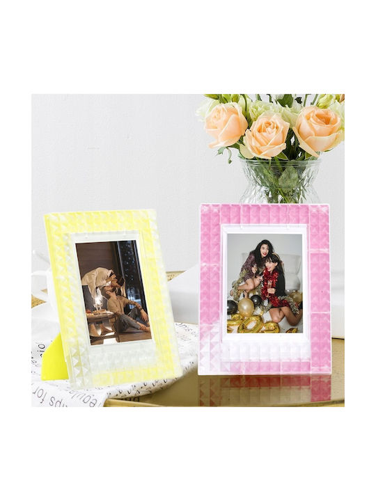 Κορνίζα Στήριξης Φωτογραφίες Fuji Fujifilm Instax Mini 99 40 12 11 9 7 Liplay Evo Διαφανής Ροζ