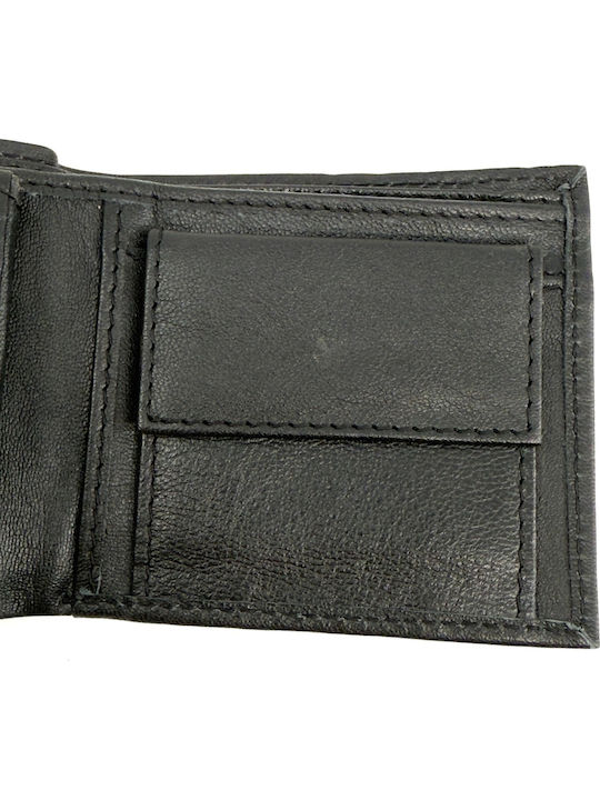 Leather Men's Wallet Classic with RFID Black