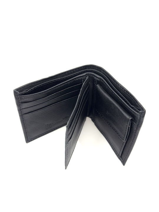 Leather Men's Wallet Classic with RFID Black