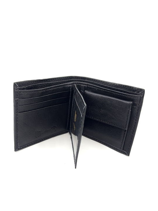 Leather Men's Wallet Classic with RFID Black
