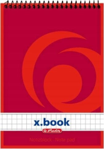 Herlitz Σημειωματάριο Σπιράλ A5 50 Φύλλων Καρέ