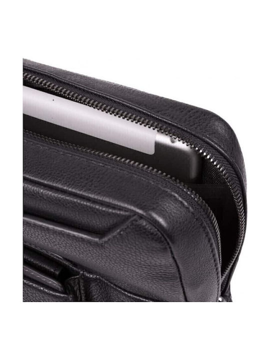 Piele Geantă pentru bărbați De umăr / tip crossbody Neagră