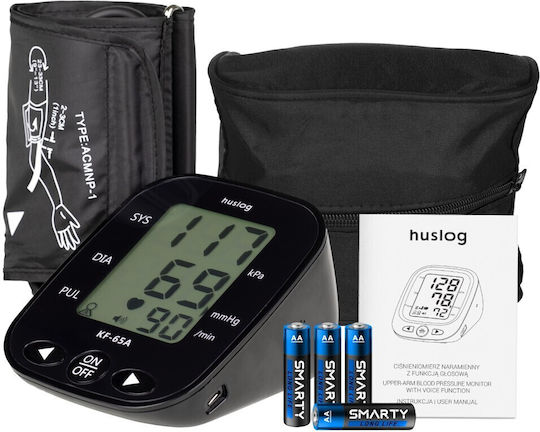 Huslog Electronical Blood Pressure Monitor Arm with Voice Function KF-65A