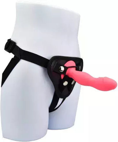 Loving Joy Dildo με Βεντούζα Ροζ 15.5cm