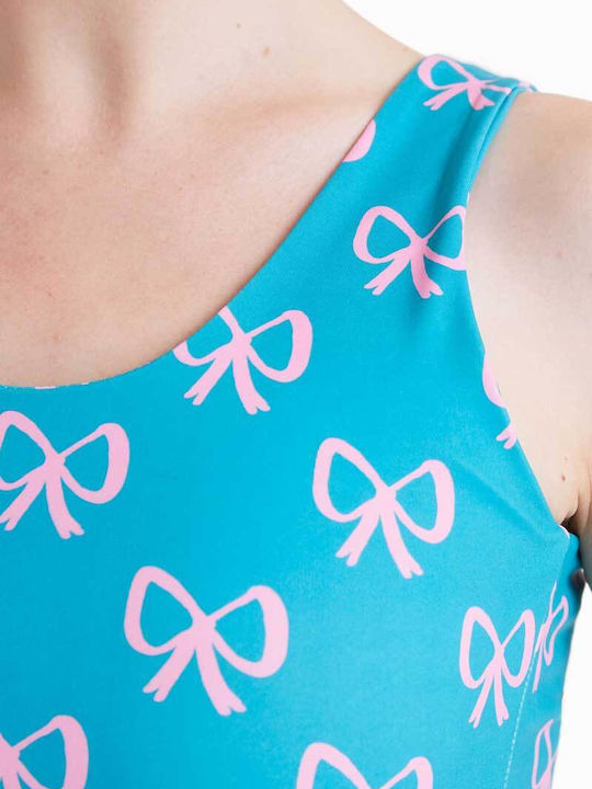 Women's Blouse Aqua