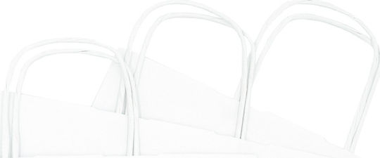 NC Koperty Χάρτινη Τσάντα για Δώρο Λευκή 24x32x10εκ. 10τμχ