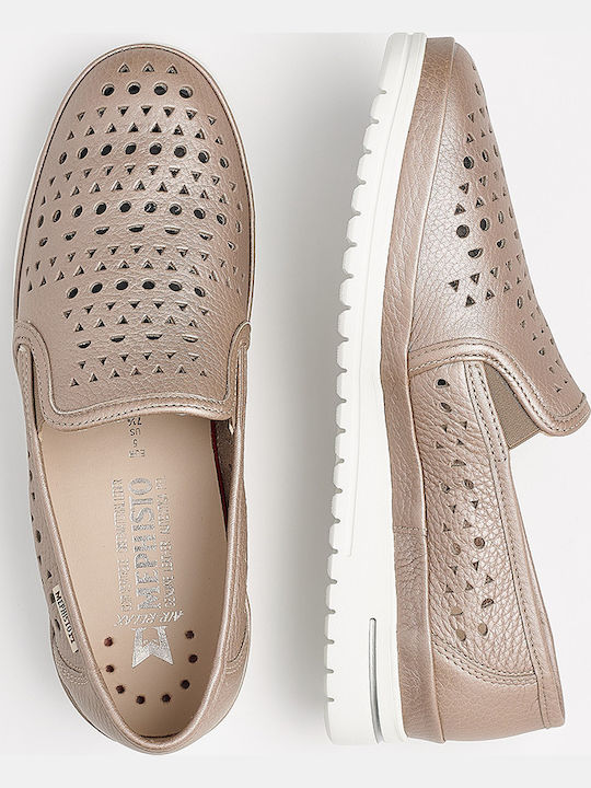 Мокасини-Loafers Дамски мокасини Perf Pewter