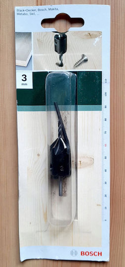 Bosch Свредло с Цилиндрична Опашка за Дървени 30x60mm