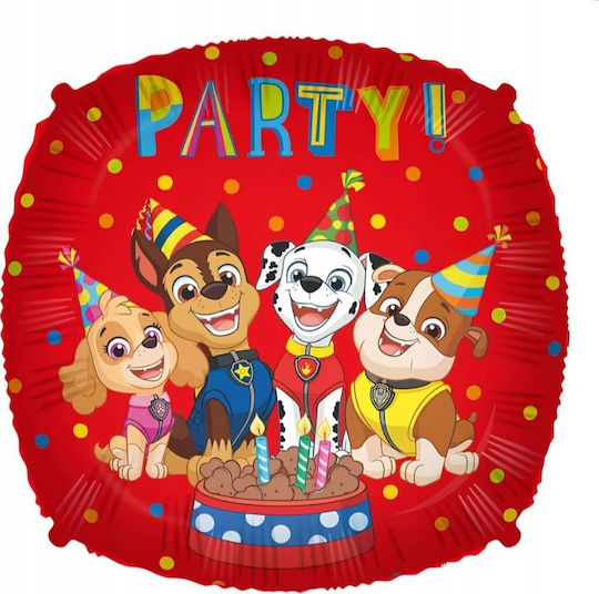 Balloon Foil Square Multicolour 17cm