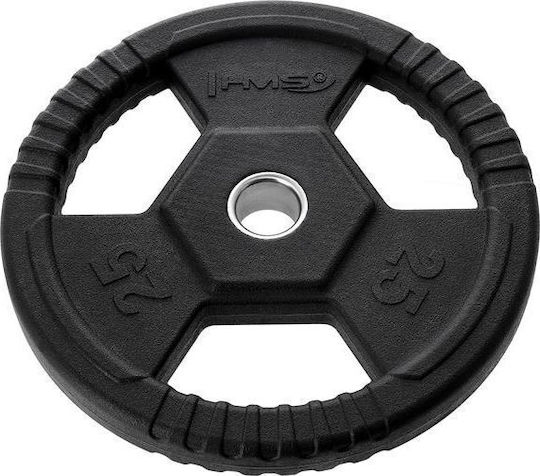 HMS Δίσκος Ολυμπιακού Τύπου Λαστιχένιος 1 x 25kg Φ50mm με Λαβές