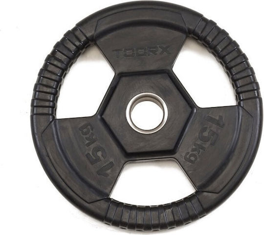 Toorx Set of Plates Rubber 1 x 15kg Φ25mm
