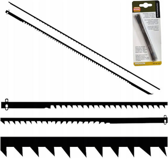 Proxxon Saw Blade Reverse Teeth 14 Teeth Per 25 mm Jigsaw Proxxon 12 Pcs